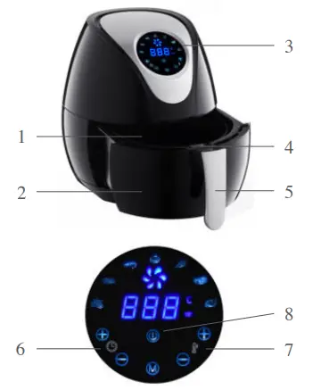 DOMO-DO509FR-3.5-Litre-Deli-Air-Fryer-1