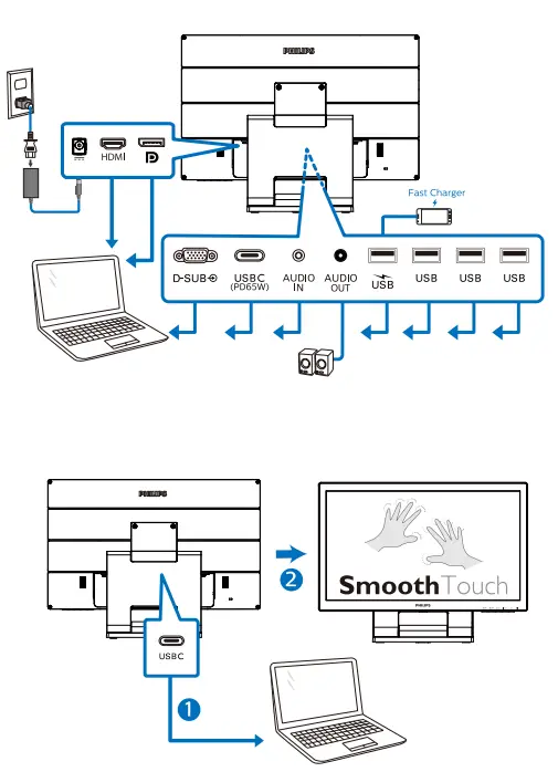 PHILIPS-243B9 B-Line-LCD-Monitor-fig-1