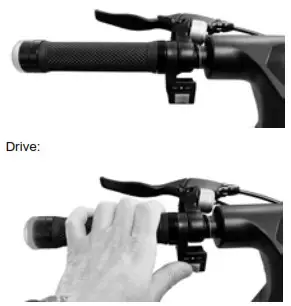 aprilia eSRZ Electric Scooter - Command information Control panel 5+