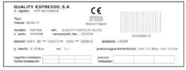 GAGGIA Ruby Pro Coffee Machine - Figure 1