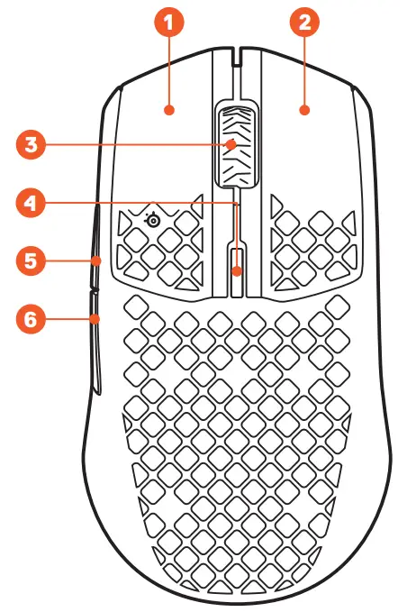 steelseries Aerox 3 Wireless 2022 Edition Ultra Lightweight Gaming fig 2