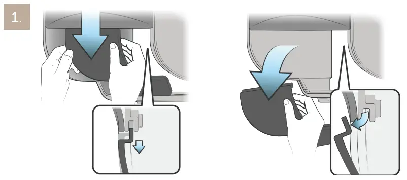 Kimberly-Clark 58792 Standard Roll Toilet Paper Dispenser 2 Roll Horizontal Faceplate - fig 1