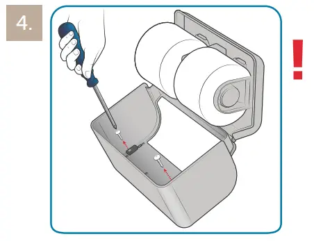Kimberly-Clark 58792 Standard Roll Toilet Paper Dispenser 2 Roll Horizontal Faceplate - fig 4