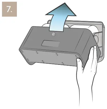 Kimberly-Clark 58792 Standard Roll Toilet Paper Dispenser 2 Roll Horizontal Faceplate - fig 7