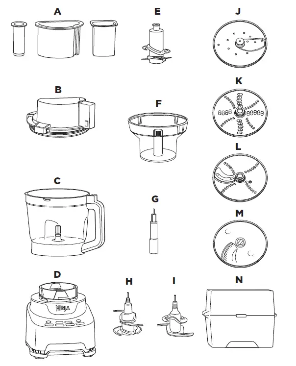 NINJA NF700 Professional XL Food Processor 2