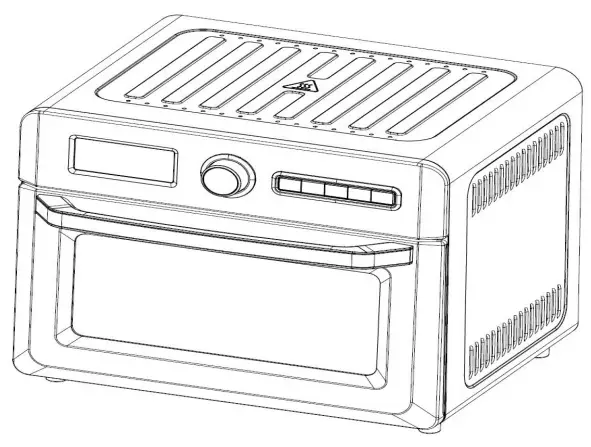 CROWNFUL TO5712T-UL Air Fryer -