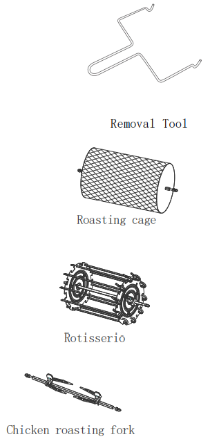 CROWNFUL TO5712T-UL Air Fryer - Rotisserio