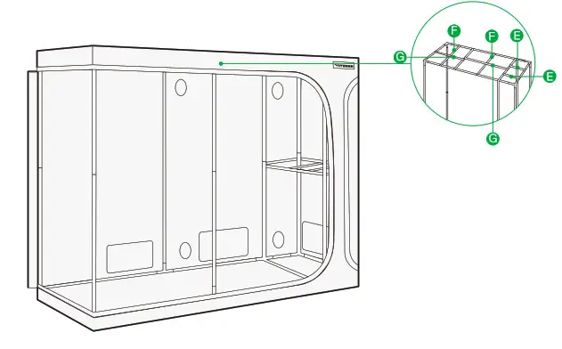 VIVOSUN 108X48X80 Inch Grow Tent - fig 12