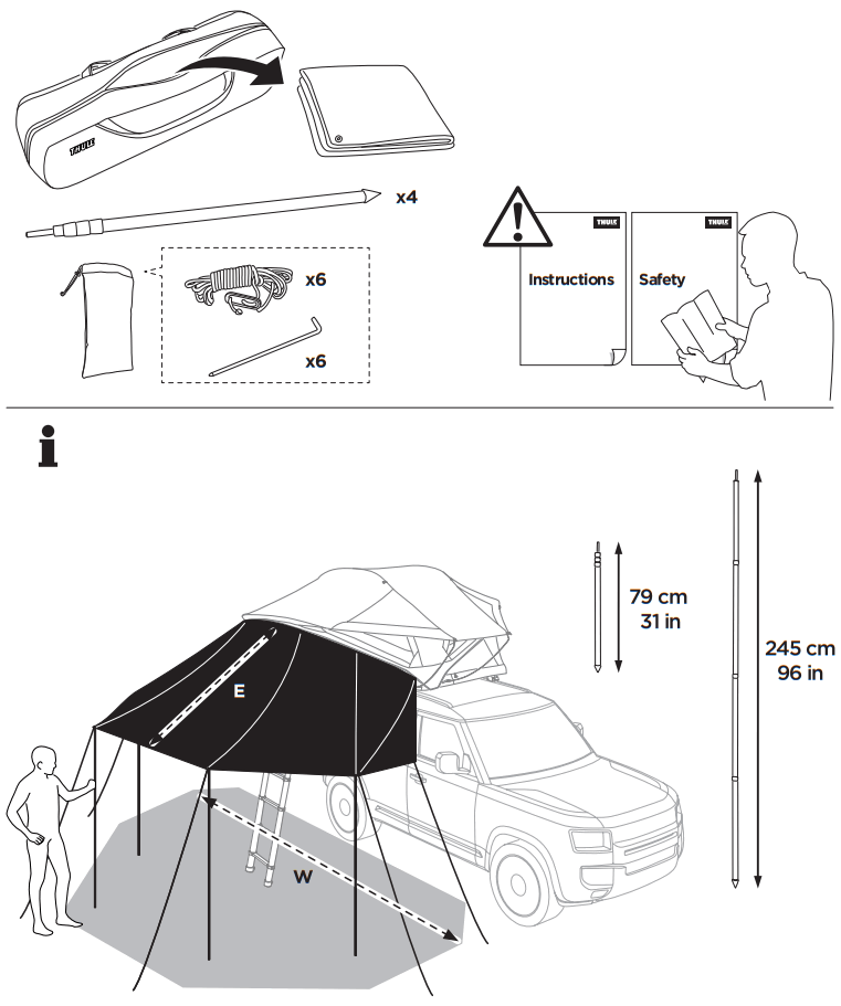 901851 901853 Thule Approach Awning - fig