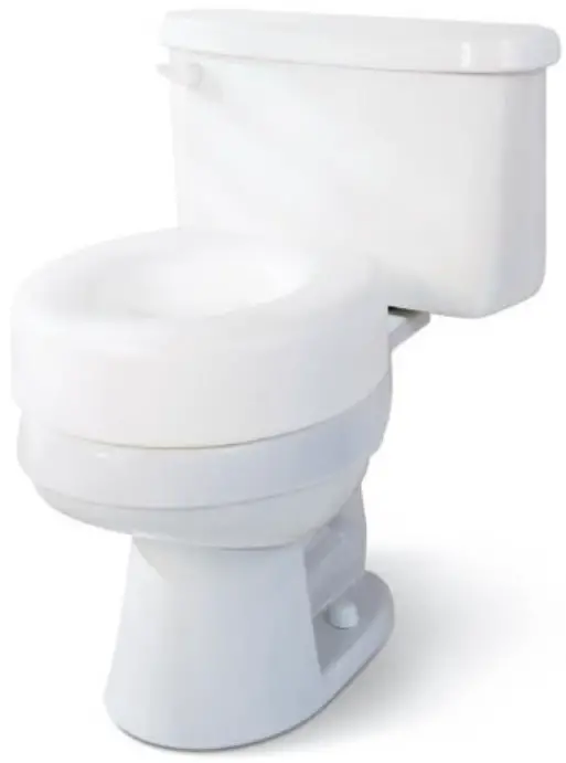 GUARDIAN G4-400RX1 4 Inch Raised Toilet Seat with Lock