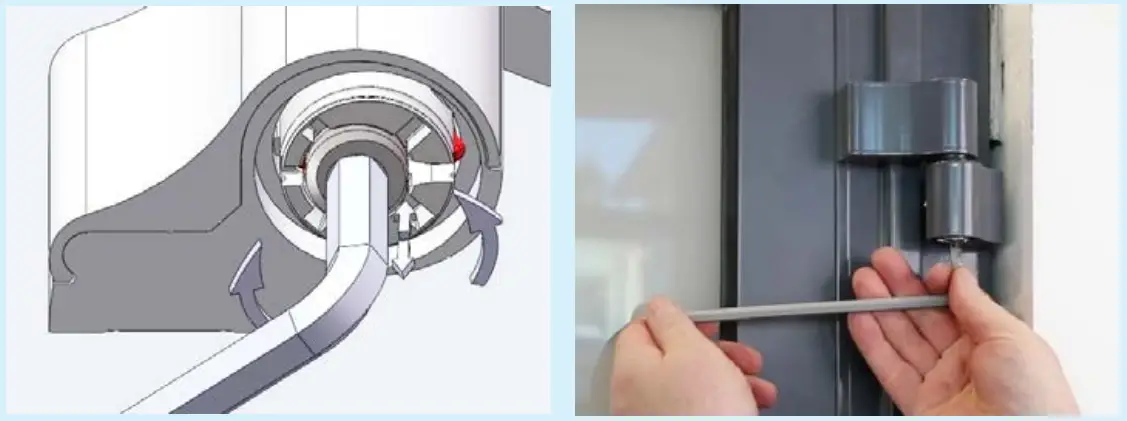 VERTICAL HINGE ADJUSTMENT