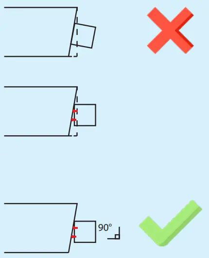SETTING THE DOOR AND FRAME IN THE OPENING