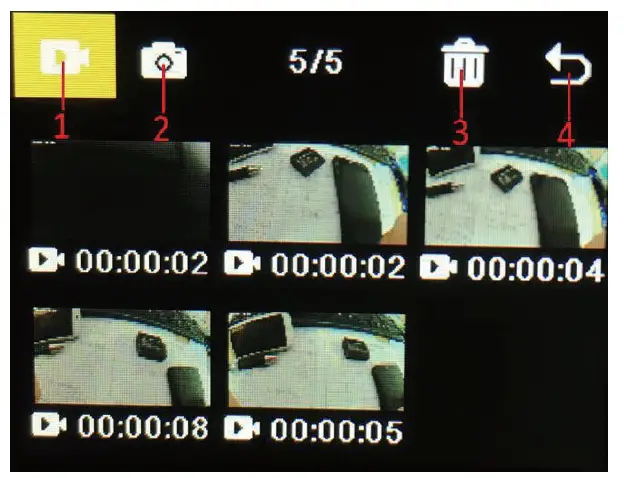 SALORA ACP1150 Body Waterproof Action Camera 3