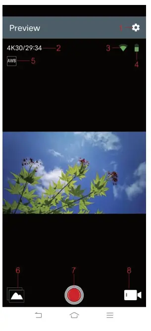 SALORA ACP1150 Body Waterproof Action Camera 7