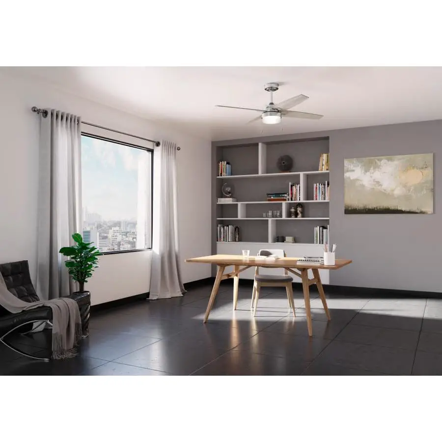 Hunter 50242 Crossfield 54-in Brushed Nickel Led Ceiling Fan Installation Guide Hunter 50242 Crossfield 54-in Brushed Nickel Led Ceiling Fan Installation Guide