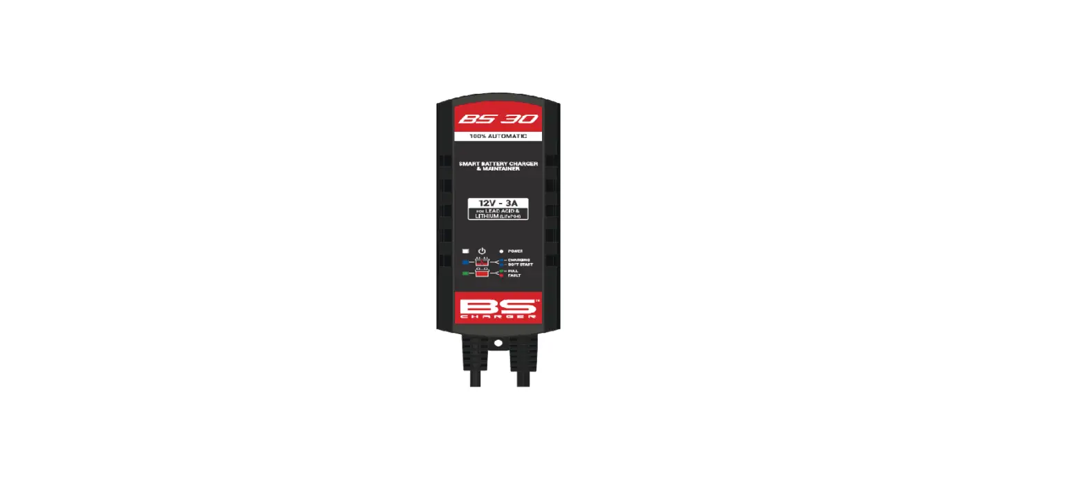 Bs Battery Bs 30 Smart Battery Charger And Maintainer Instruction Manual