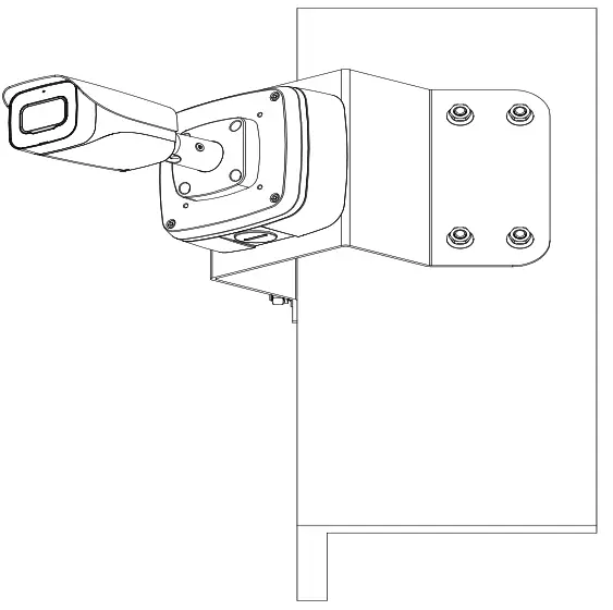 dahua DH-IPC-HFW1831E 8MP WDR IR Mini Bullet Network Camera - Corner Mount