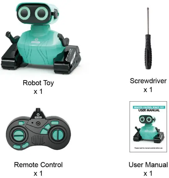 GILOBABY NH 018 Remote Control Robot Toy - PACKAGE CONTAINS