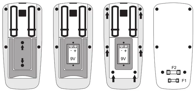 VOLTCRAFT Multi DMM MT 52 Handheld Digital Multimeter - Cleaning and care 1