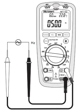 VOLTCRAFT Multi DMM MT 52 Handheld Digital Multimeter - Measuring 10