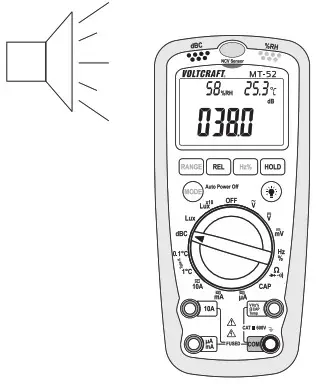 VOLTCRAFT Multi DMM MT 52 Handheld Digital Multimeter - Measuring 14