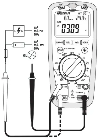 VOLTCRAFT Multi DMM MT 52 Handheld Digital Multimeter - Measuring 3