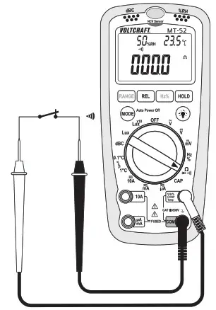 VOLTCRAFT Multi DMM MT 52 Handheld Digital Multimeter - Measuring 6