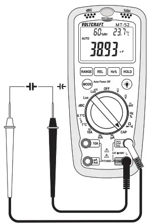 VOLTCRAFT Multi DMM MT 52 Handheld Digital Multimeter - Measuring 7