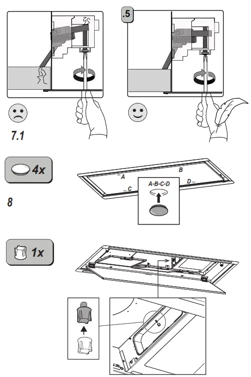 elica H16 Ceiling Cooker Hood Skydom - Fig10
