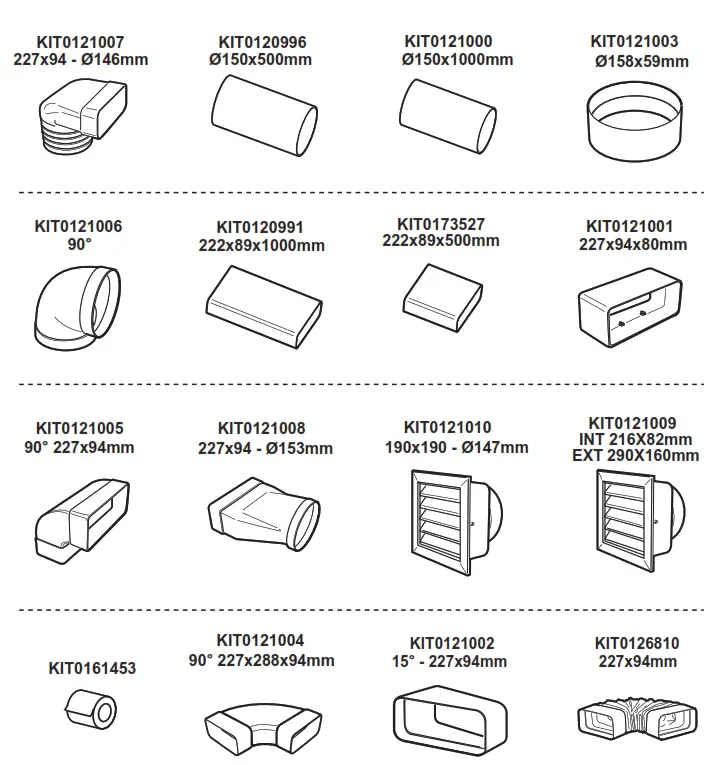 elica H16 Ceiling Cooker Hood Skydom - Fig2