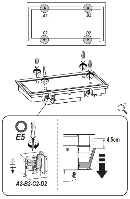elica H16 Ceiling Cooker Hood Skydom - Fig6