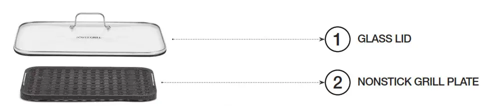 POWER GRILL GR-200 Smokeless Indoor Electric Grill -1