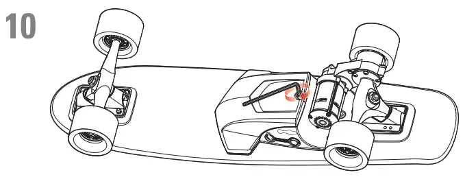 RazorX Cruiser Electric Skateboard -- Battery10