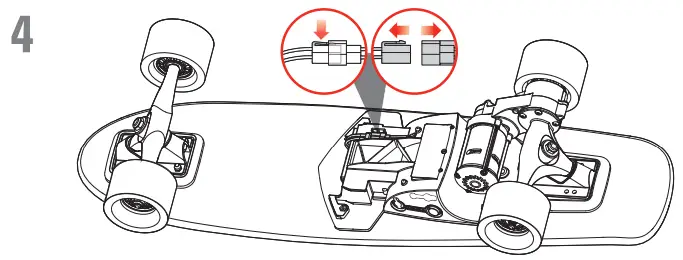 RazorX Cruiser Electric Skateboard -- Battery4