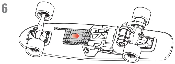 RazorX Cruiser Electric Skateboard -- Battery6