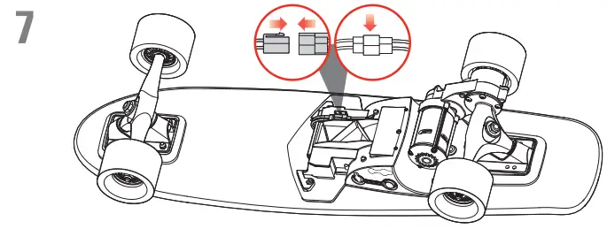 RazorX Cruiser Electric Skateboard -- Battery7