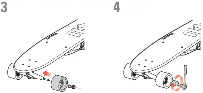 RazorX Cruiser Electric Skateboard -- N Front Whee34