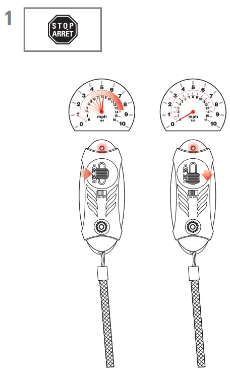 RazorX Cruiser Electric Skateboard -- STOP.