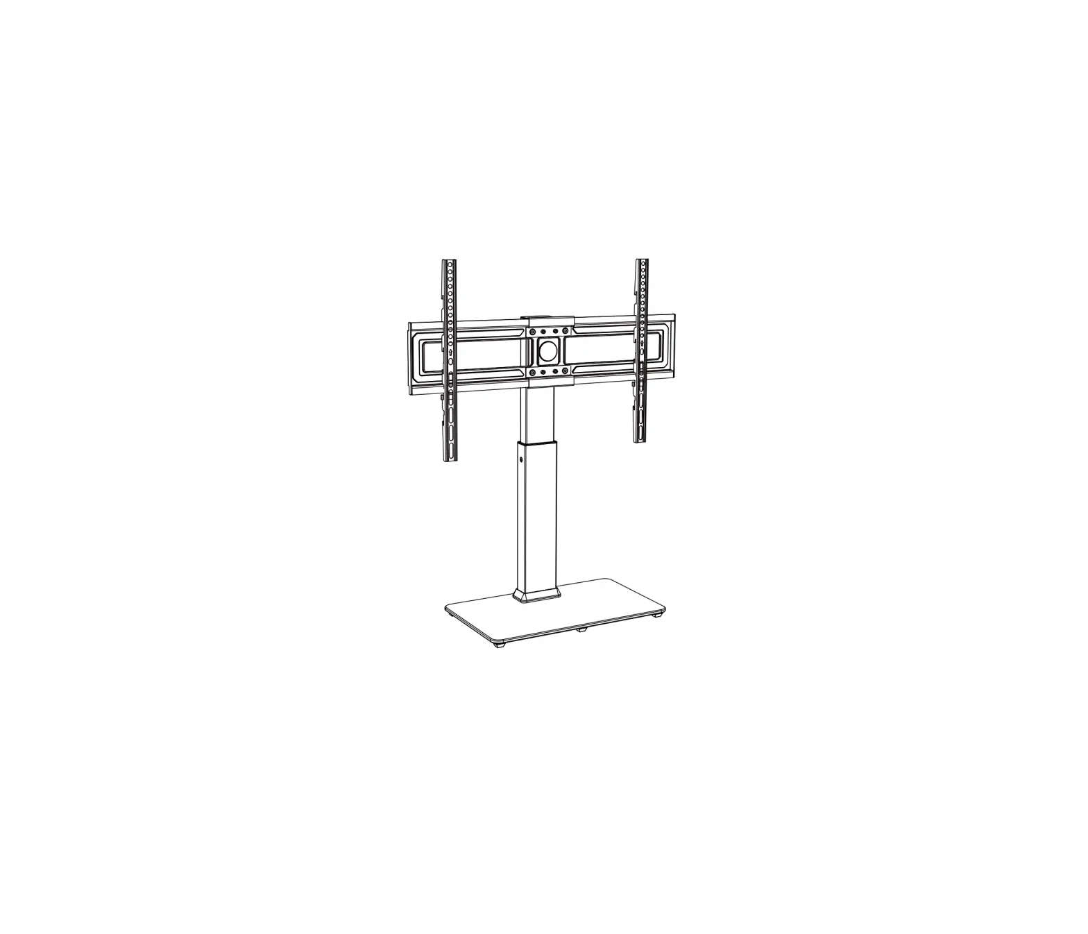 Perlesmith Pstvs02 Table Top Tv Stand Instruction Manual