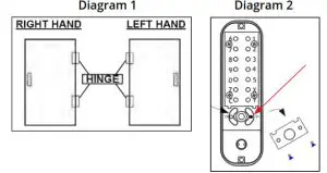 LOCKEY 3210 Mechanical Keyless Digital-Step 1
