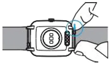 Makibes ID205L 1.3 Inch Smartwatch IP68 Waterproof - While the watc