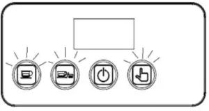 Kmart CM5403E-SA Espresso Coffee Maker Instruction Cup button 5