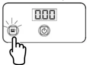 Kmart CM5403E-SA Espresso Coffee Maker Instruction Cup button