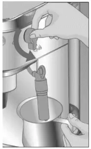 Kmart CM5403E-SA Espresso Coffee Maker Instruction - team indicator