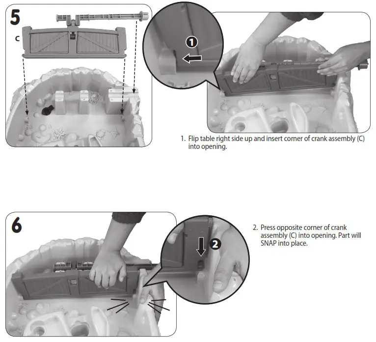 little tikes 651359M Island Wavemaker Water Parts List 6