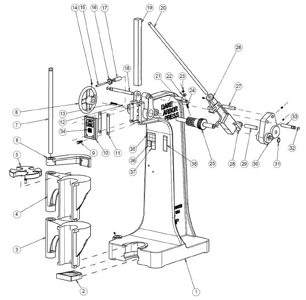 EXPLODED VIEW & PARTS LIST