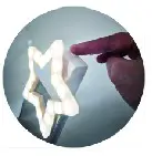 anko 43067480 Selfie Light Clip Star - Power button