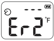 OMRON ET720 No Touch Forehead Thermometer - Error Display 3