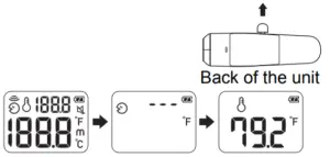 OMRON ET720 No Touch Forehead Thermometer - Preparation