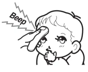 OMRON ET720 No Touch Forehead Thermometer - forehead 1